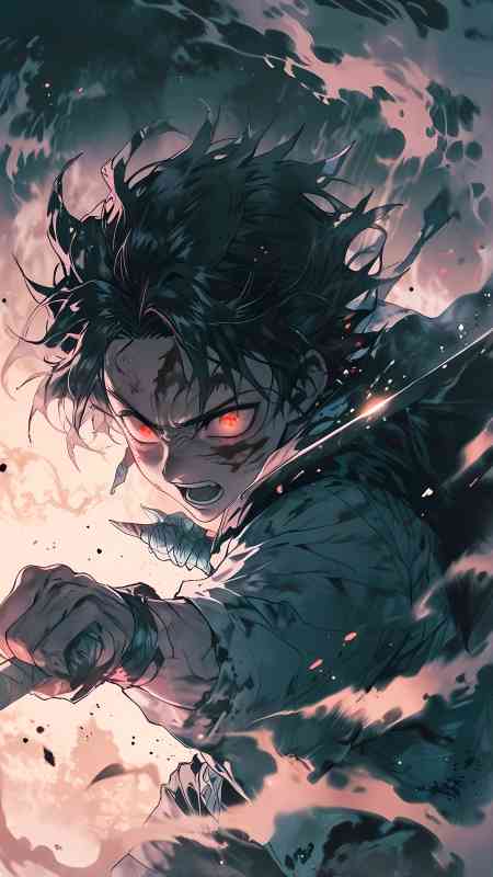 Intense-anime-character-with-glowing-red-eyes-and-wild-hair-surrounded-by-dark-energy-and-embers